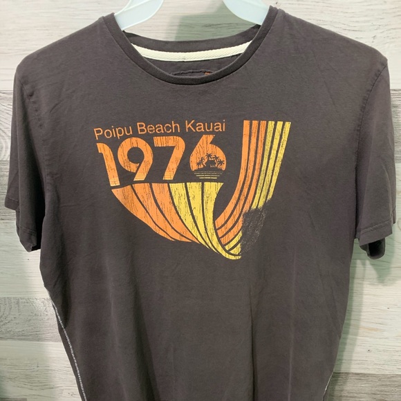 Poipu Beach 1976 Printed Tee